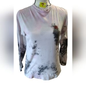 Luna chix long sleeve tye dye tshirt